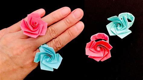 paper rose rings